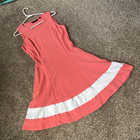 New York and company peach M size summer dress - Picture 6 of 8